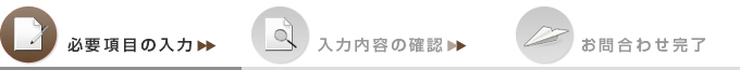 必要項目の入力